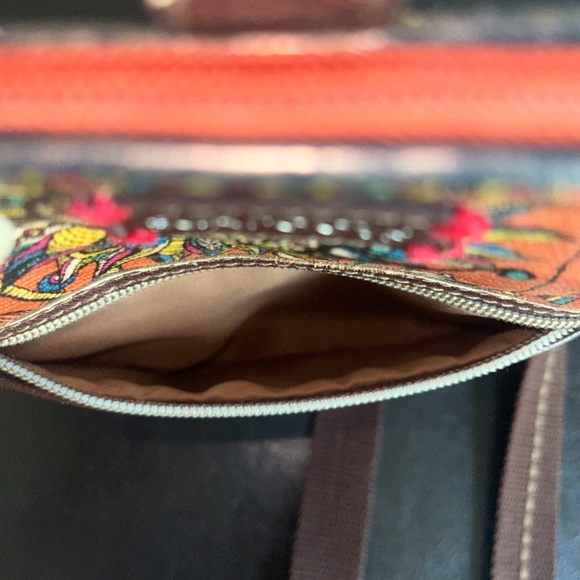 Sakroots Wrapped Canvas Owl Paisley Print Crossbody Bag - Picture 5 of 17